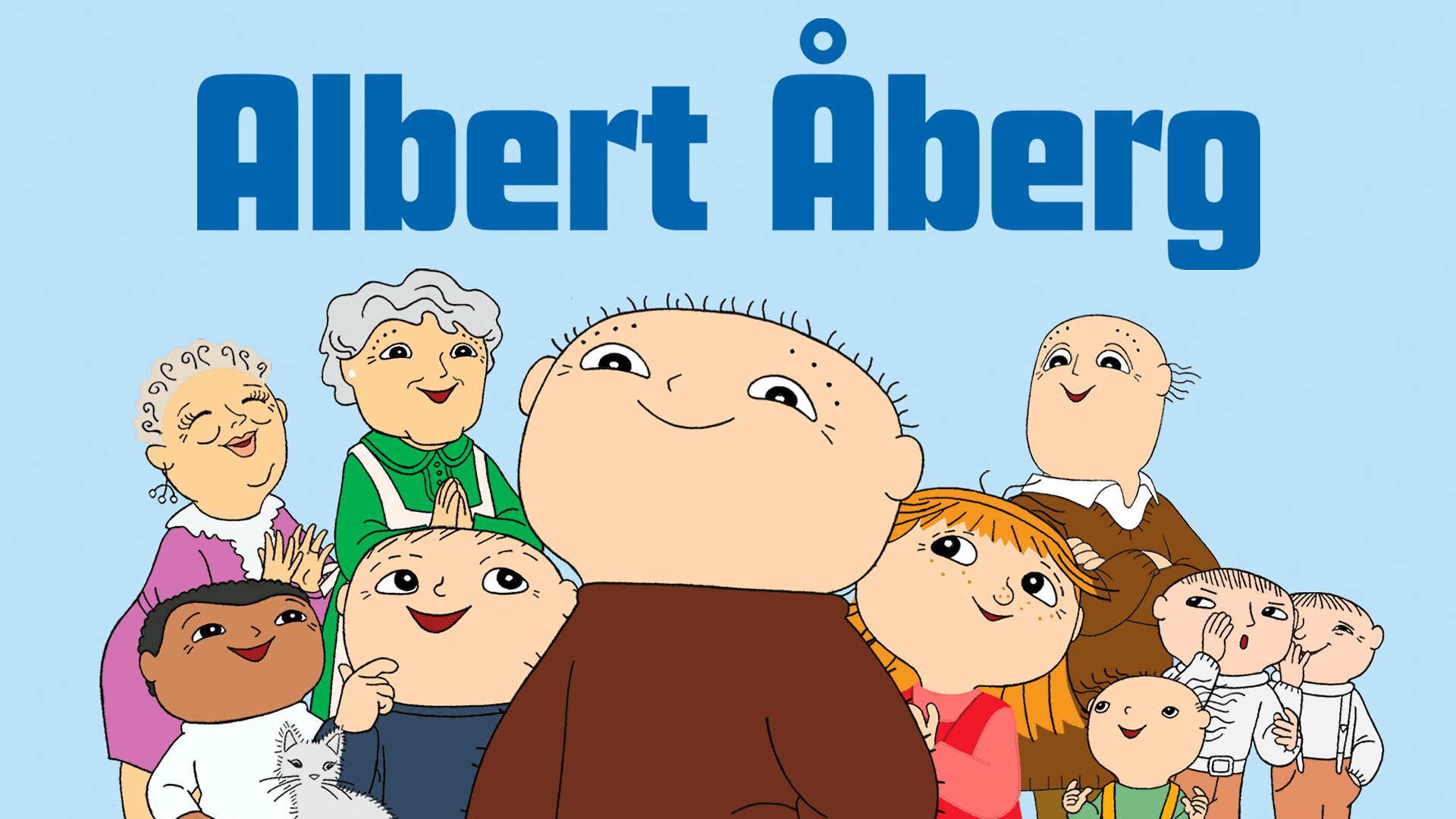 Albert sitter barnevakt